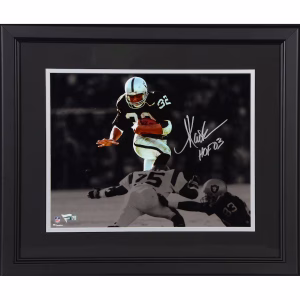 Marcus Allen Framed Autographed 11" x 14" Spotlight Photograph with "HOF 03" Inscription