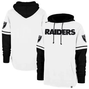 Raiders '47 Trifecta Shortstop Pullover Hoodie