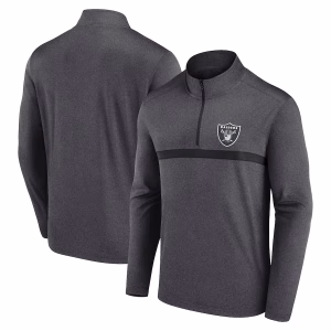 Raiders Fanatics Head-to-Head Quarter-Zip Top