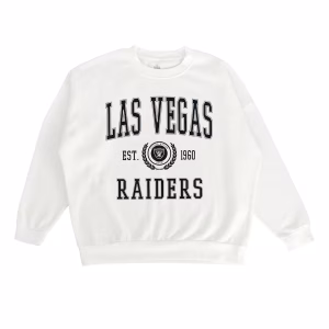 Raiders Gameday Couture Women's Timeless Triumph Premium Fleece Pullover Sweatshirt