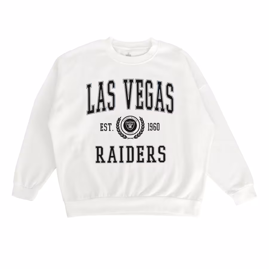 Raiders Gameday Couture Women's Timeless Triumph Premium Fleece Pullover Sweatshirt