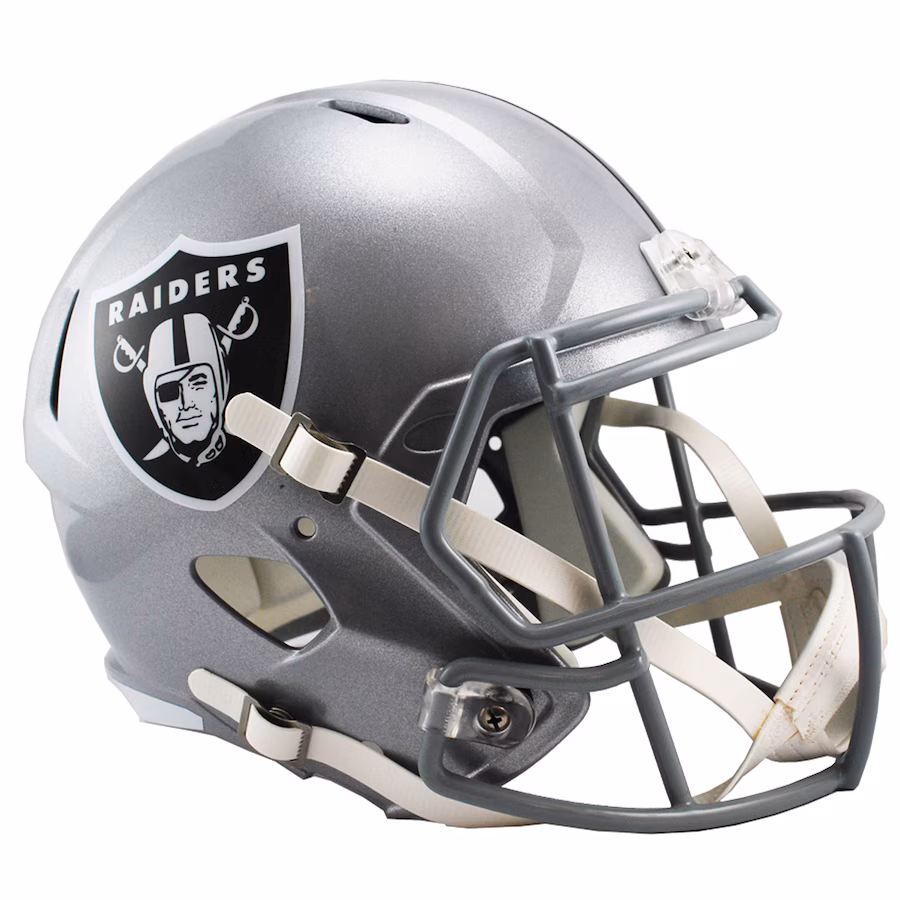 Raiders Revolution Speed Display Full-Size Football Replica Helmet